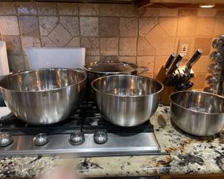 Stainless Nesting Mixing Bowls, set of 3