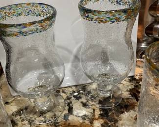Bar festive glasses