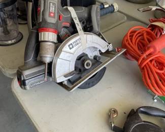 Drill and Skil Saw