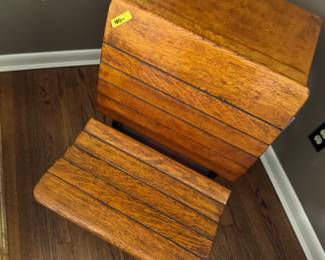Very cute desk and attached bench