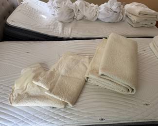 Like new Beauty-rest black hybrid mattresses and Rize Clarity adjustable beds with remotes (pair)
