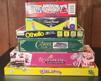 Large variety of board, card & word games