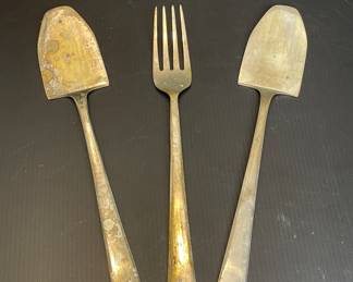 Germany Silver serving pieces vintage