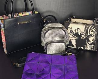 Betsey Johnson purse, Beatles purse & more