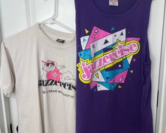 Vintage Jazzercise t-shirts
