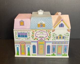 Lenox Spice Village recipe box