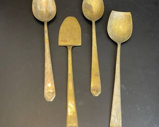 Germany Silver serving utensils vintage