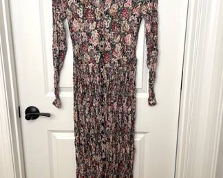 Nostalgia vintage floral dress