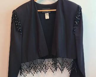 Cropped beaded blazer Alex Evening