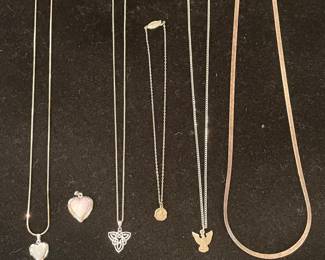 Sterling silver necklaces