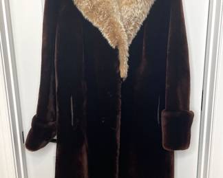 Nelson Royal Star Mouton Lamb Coat Vintage
