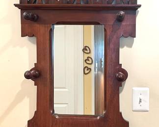 Antique hall tree