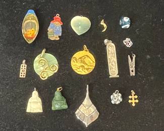 Variety of pendants & charms