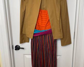 Vintage dress & Donna Morgan blazer