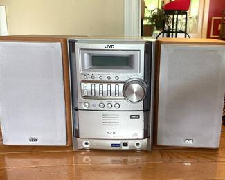 Vintage JVC 5 disc CD system