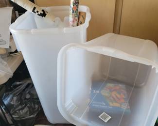 wrapping paper and ribbon container, large