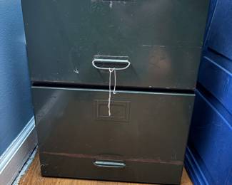 2 drawer metal file cabinet