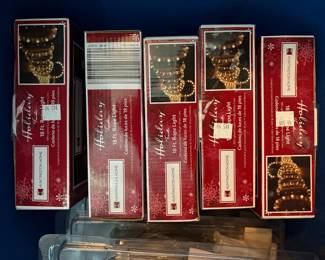 Christmas/Holiday rope lights—-several varieties—most NIB