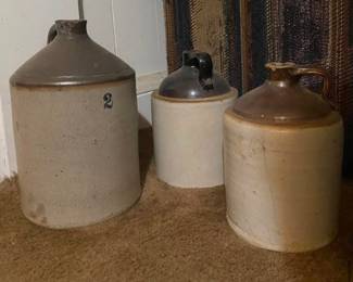 Antique Stoneware Jugs
