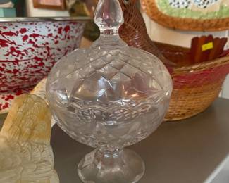 Crystal Glass Candy Dish