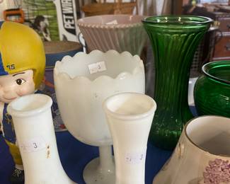 Milk Glass Vases
