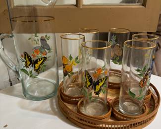 West Virginia Monarch Butterfly Pitches and Glasses