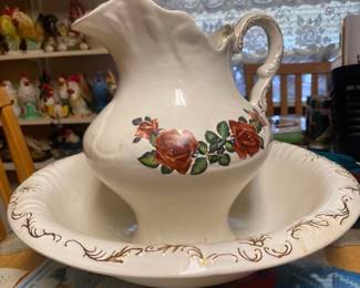 Water Pitcher and Basin Set