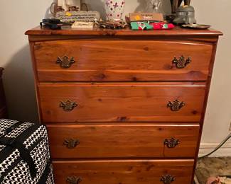 Dresser, comes with matching full size bed and dresser with mirror.