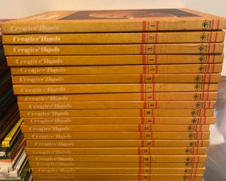 Complete Set of Creative Hands Books for Knitting, Dressmaking, and Needlecraft