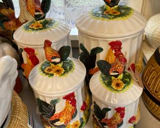 KMC Rooster Canister Set