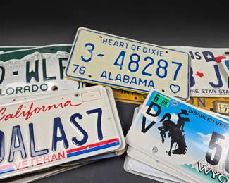 License plates
