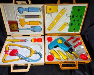 Vintage Fisher Price Toy Medical Kit