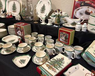 The Largest Spode Christmas Tree Collection We Have Ever Seen!
