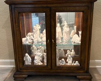 Small Lighted Curio Cabinet