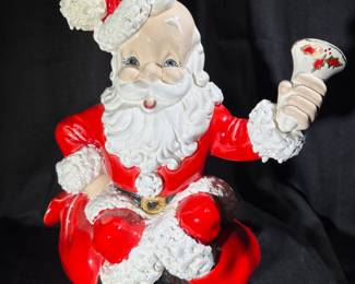 Vintage Ceramic Santa