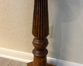 Vintage Oak Plant Stand