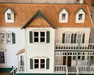 Completed Wooden Dollhouse “Model Homes” # 1004 The Mansion