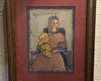By Margaret Putnam
9” x 11” (Framed Size)
Margaret Putnam (1913–1989) San Antonio.