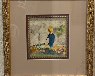 By Margaret Putnam
12” x 12” (Framed Size)
Putnam was an award winning, self taught artist.