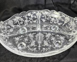 sectioned trays and platters,