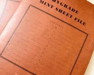 Collection of mint stamp sheets...