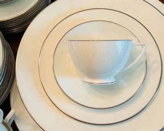 Service for 8, "White Paisley" by Minton...