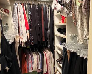 Lots of women’s clothes