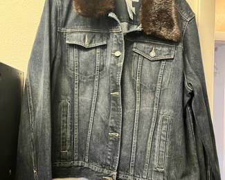 Woman’s jackets. Xlrg-2x most still have tags. Blue jean jackets. Shoes size 10