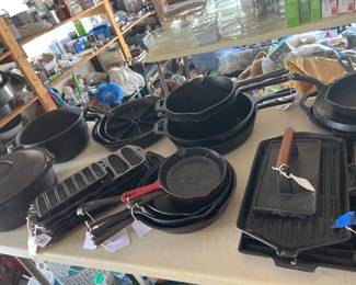 Cast iron pots