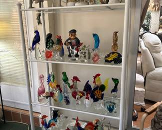 Murano glass fugurines