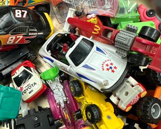 Hot Wheels and assorted toy cars