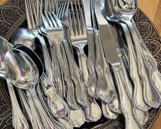 Waterford 18/10 stainless flatware - eight 5-piece place settings