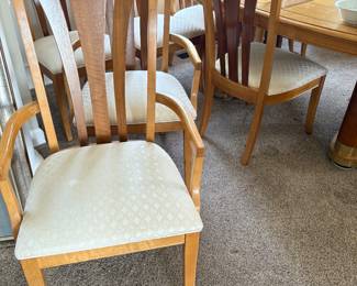Dining chairs - 2 arm and 6 side chairs