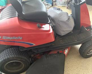 Simplicity Riding Lawn Mower - great condition
